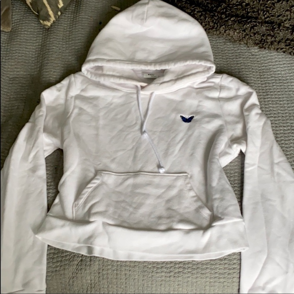 Cropped sweatshirt/hoodie